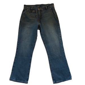 Levi’s The Jeans with the Famous Fit Orange Tab Crop Jeans Size 28